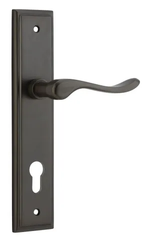 Stirling Lever - Stepped - Signature Brass - Entrance by Iver, a Door Hardware for sale on Style Sourcebook