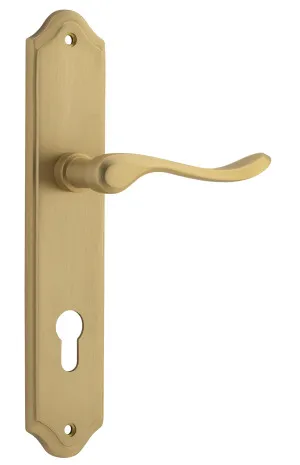 Stirling Lever - Shouldered - Brushed Brass - Entrance by Iver, a Door Hardware for sale on Style Sourcebook