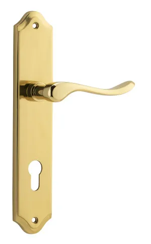 Stirling Lever - Shouldered - Polished Brass - Entrance by Iver, a Door Hardware for sale on Style Sourcebook