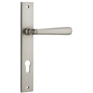 Copenhagen Lever - Rectangular - Satin Nickel - Entrance by Iver, a Door Hardware for sale on Style Sourcebook
