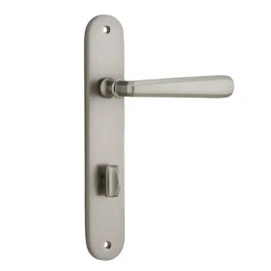 Copenhagen Lever - Oval - Satin Nickel - Privacy by Iver, a Door Hardware for sale on Style Sourcebook