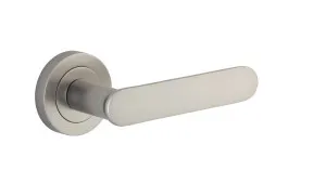 Bronte Lever - Round Rose - Satin Nickel by Iver, a Door Hardware for sale on Style Sourcebook