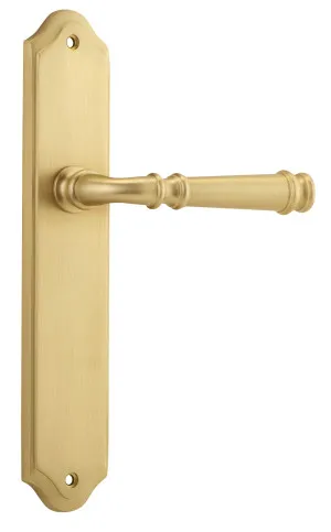 Verona Lever - Shouldered - Brushed Brass by Iver, a Door Hardware for sale on Style Sourcebook
