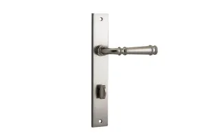 Verona Lever - Rectangular - Satin Nickel - Privacy by Iver, a Door Hardware for sale on Style Sourcebook