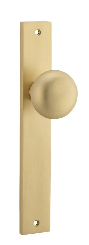 Cambridge Knob - Rectangular - Brushed Brass by Iver, a Door Hardware for sale on Style Sourcebook