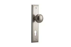 Paddington Knob - Stepped - Satin Nickel - Entrance by Iver, a Door Hardware for sale on Style Sourcebook