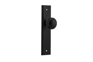 Paddington Knob - Stepped - Matt Black by Iver, a Door Hardware for sale on Style Sourcebook