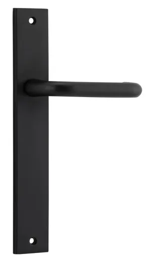 Oslo Lever - Rectangular - Matt Black by Iver, a Door Hardware for sale on Style Sourcebook