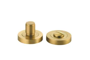 Berlin Privacy Turn - Round - Brushed Brass by Iver, a Door Hardware for sale on Style Sourcebook