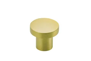 Osaka Cupboard Knob - Brushed Brass by Iver, a Cabinet Hardware for sale on Style Sourcebook