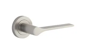 Como Lever - Round Rose - Satin Nickel by Iver, a Door Hardware for sale on Style Sourcebook