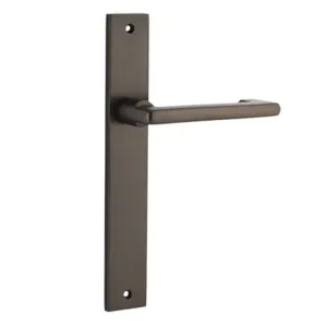 Baltimore Return Lever - Rectangular - Signature Brass by Iver, a Door Hardware for sale on Style Sourcebook