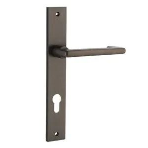 Baltimore Return Lever - Rectangular - Signature Brass - Entrance by Iver, a Door Hardware for sale on Style Sourcebook