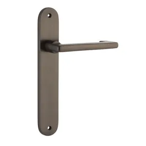 Baltimore Return Lever - Oval - Signature Brass by Iver, a Door Hardware for sale on Style Sourcebook