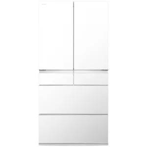 Hitachi 670L Multi Drawer French Door Refrigerator Crystal White Glass R-GW670TAXW by Hitachi, a Refrigerators, Freezers for sale on Style Sourcebook
