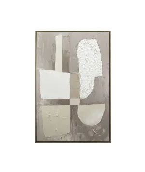 Silent Geometry Wall Art Canvas 120cm x 80cm by Luxe Mirrors, a Artwork & Wall Decor for sale on Style Sourcebook