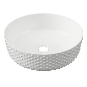 Allure Dimple Basin 360mm White Gloss by Timberline, a Basins for sale on Style Sourcebook