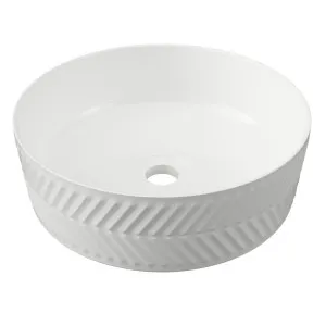 Allure Arrow Basin 360mm White Gloss by Timberline, a Basins for sale on Style Sourcebook