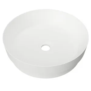 Radius Basin 400mm White Matt by Timberline, a Basins for sale on Style Sourcebook