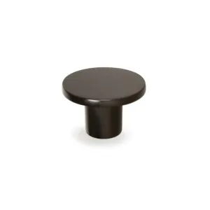 Flat Knob 26mm Black Handle by Timberline, a Cabinet Hardware for sale on Style Sourcebook