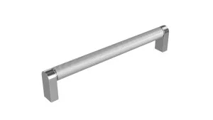 Knurled Bar 202mm Chrome Handle by Timberline, a Cabinet Hardware for sale on Style Sourcebook