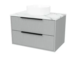 Emmett Vanity 750mm Centre WG Basin SilkSurface AC Top Wall hung by Timberline, a Vanities for sale on Style Sourcebook