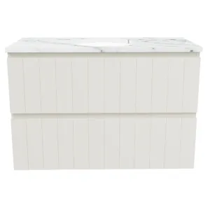 Henley Vanity 900mm Centre WG Basin SilkSurface UC Top Wall hung by Timberline, a Vanities for sale on Style Sourcebook