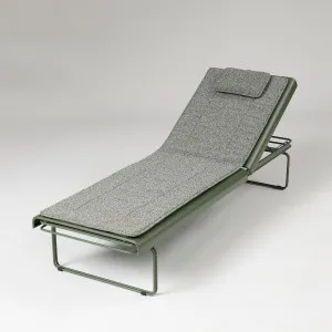 Parco Outdoor Sun Bed Olive by Seek & Ramble, a Outdoor Sunbeds & Daybeds for sale on Style Sourcebook
