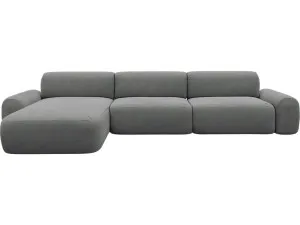 Beckett Maya Flint Chaise Sofa - 3 Seater by James Lane, a Sofas for sale on Style Sourcebook