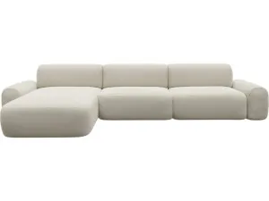 Beckett Muse Flax Chaise Sofa - 3 Seater by James Lane, a Sofas for sale on Style Sourcebook