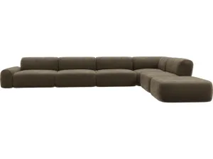 Beckett Tribute Walnut Modular Sofa - 7 Piece by James Lane, a Sofas for sale on Style Sourcebook