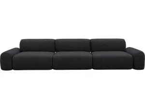 Beckett Plaza Flint Grey Modular Sofa - 3 Seater by James Lane, a Sofas for sale on Style Sourcebook
