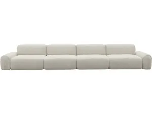 Beckett Boucle Ivory Modular Sofa - 4 Seater by James Lane, a Sofas for sale on Style Sourcebook