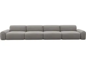 Beckett Boucle Pumice Modular Sofa - 4 Seater by James Lane, a Sofas for sale on Style Sourcebook