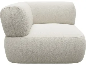 Beckett Boucle Ivory Sofa Module Corner by James Lane, a Sofas for sale on Style Sourcebook