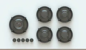 Pitt Natural Gas Cooktop ENEP-BLK by Pitt, a Cooktops for sale on Style Sourcebook