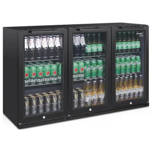 Husky 280L Eco Triple Door Bar Fridge Black C3HECO840BKAU by Husky, a Refrigerators, Freezers for sale on Style Sourcebook
