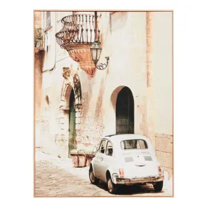 European Adventure Box Framed Canvas in 62 x 92cm by OZ Design, a Painted Canvases for sale on Style Sourcebook