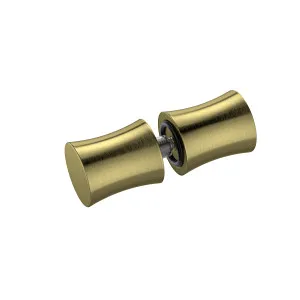 Shower Door Knob EK2 Brushed Brass by Estelle, a Door Knobs & Handles for sale on Style Sourcebook