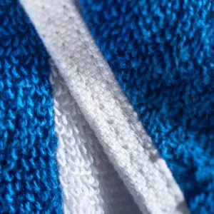 Striped Cabana Beach Towel - Cotton Terry, Navy - Canningvale by Canningvale_Cabana, a Outdoor Accessories for sale on Style Sourcebook