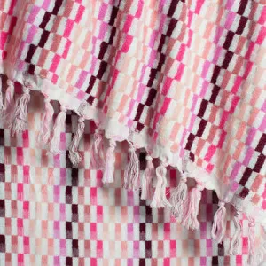 Positana Beach Towel - 100% Cotton, Large, Pink - Canningvale by Canningvale_Positana, a Sheets for sale on Style Sourcebook