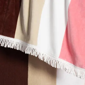 Sorrentina Beach Towel - 100% Cotton, Large, Pink - Canningvale by Canningvale_Sorrentina, a Sheets for sale on Style Sourcebook