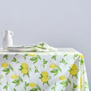 Cucina Tablecloth - 100% Cotton, 150 x 240cm, White - Canningvale by Canningvale_Cucina, a Table Cloths & Runners for sale on Style Sourcebook