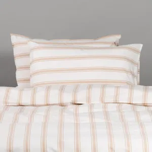 Modella Stripe Quilt Cover Set - 100% Cotton, Single, White - Canningvale by Canningvale, a Quilt Covers for sale on Style Sourcebook