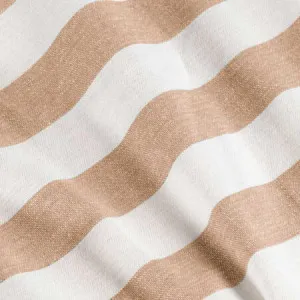 Cucina Stripe Tablecloth - 100% Cotton, 150 x 320cm, Beige - Canningvale by Canningvale_Cucina, a Sheets for sale on Style Sourcebook
