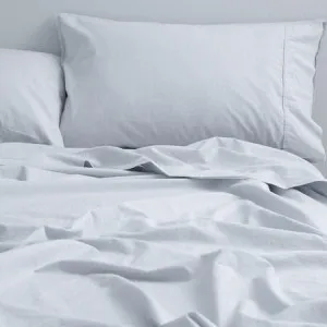 Vintage Sheet Set - Softwash Cotton, Super King, White - Canningvale by Canningvale, a Sheets for sale on Style Sourcebook