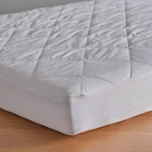 Waterproof Mattress Protector - 100% Cotton, Cot, White - Canningvale by Canningvale, a Sheets for sale on Style Sourcebook