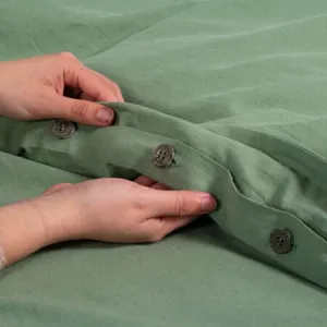 Quilt Cover Set - Cotton, King, Stone - Canningvale by Canningvale_Sereno, a Sheets for sale on Style Sourcebook