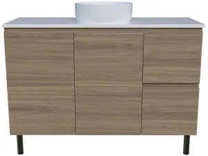 Nevada Vanity 1200mm Centre WG Basin SilkSurface AC Top On Legs, Prime Oak by Timberline, a Vanities for sale on Style Sourcebook