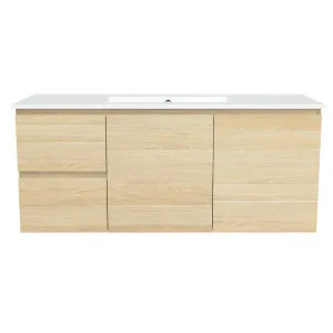 Nevada Vanity 1200mm Centre Bowl Alpha Top Wall hung, Classic Oak by Timberline, a Vanities for sale on Style Sourcebook
